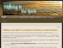 Tablet Screenshot of christianspiritwalk.com